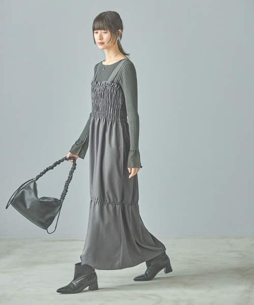 LAKOLE(ラコレ)の「ワイドシャフトブーツ / 140076(ブーツ・レディース・ブラック/ベージュ・MEDIUM/LARGE)」の3枚目の写真