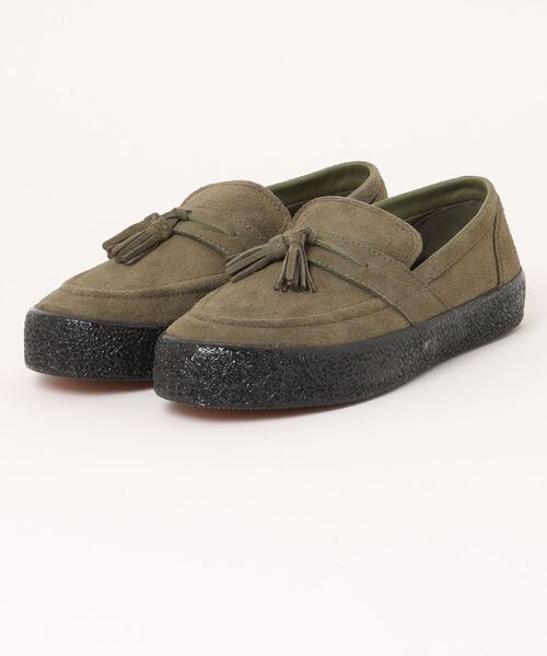 Last Resort AB（ラストリゾート・エービー）の「VM005 SUEDE　New Olive/Black（スニーカー・メンズ・グレー・8h/9/9h/10/10h/11/8）」の2枚目の写真