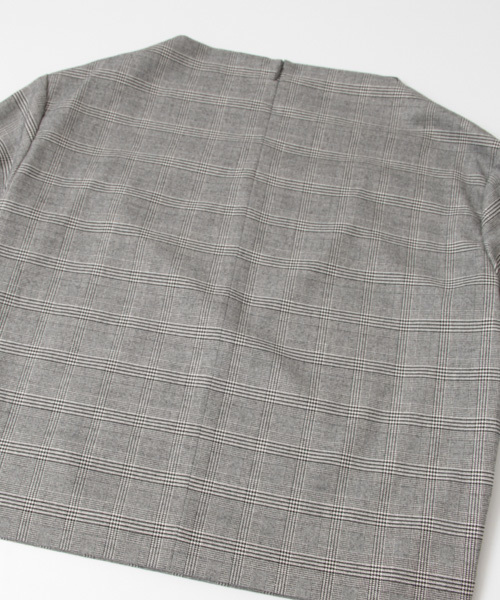 URBAN RESEARCH（アーバンリサーチ）の「UR グレンチェックボトルネックプルオーバー（シャツ/ブラウス・レディース・ライトグレー/チャコールグレー・FREE）」の5枚目の写真