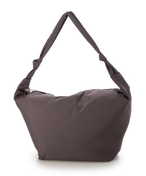 cache cache(カシュ カシュ)の「カシュカシュ cachecache / シワナイロンビッグバッグ(ショルダーバッグ・レディース・パープル/キャメル/カーキ/ブラック・FREE)」の12枚目の写真