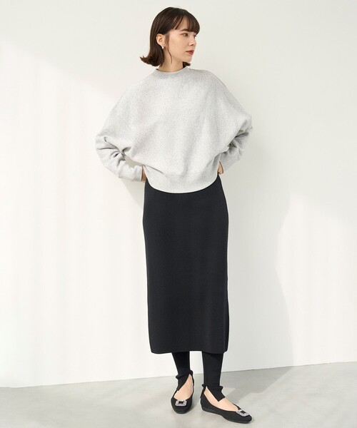 UNFILO（アンフィーロ）の「リブレギンス（レギンス/スパッツ・レディース・ブラック系/グレー系・X-LARGE）」の5枚目の写真