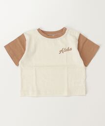 G.NINE（ジーナイン）の「『Rylee＋Cru』CONTRAST SHORT SLEEVE TEE || ALOHA（その他ベビー用品）」
