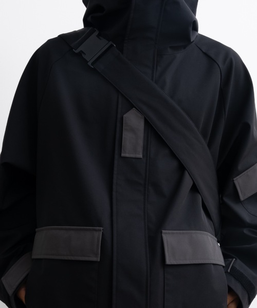 SINSS（シンス）の「Watertight zipper tech shoulder bag / 止水ファスナーテックショルダーバッグ（ショルダーバッグ・メンズ・ブラック・FREE）」の14枚目の写真