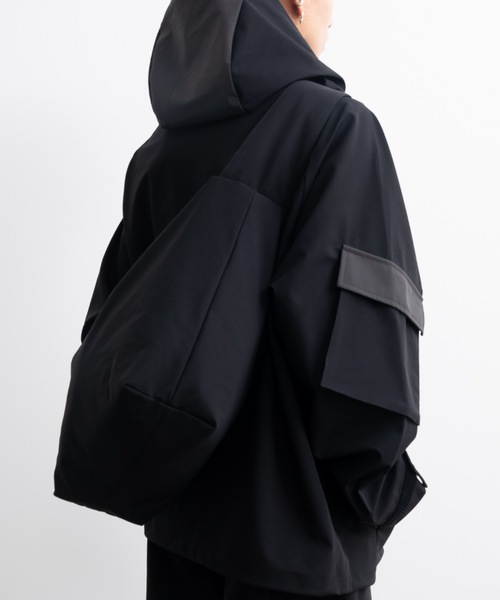 SINSS（シンス）の「Watertight zipper tech shoulder bag / 止水ファスナーテックショルダーバッグ（ショルダーバッグ・メンズ・ブラック・FREE）」の16枚目の写真