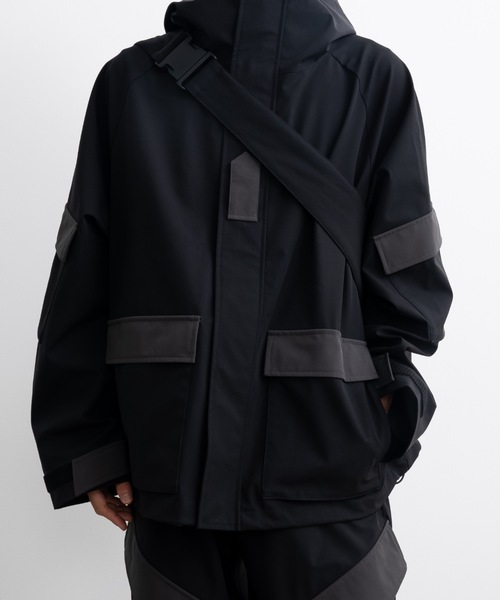 SINSS（シンス）の「Watertight zipper tech shoulder bag / 止水ファスナーテックショルダーバッグ（ショルダーバッグ・メンズ・ブラック・FREE）」の18枚目の写真