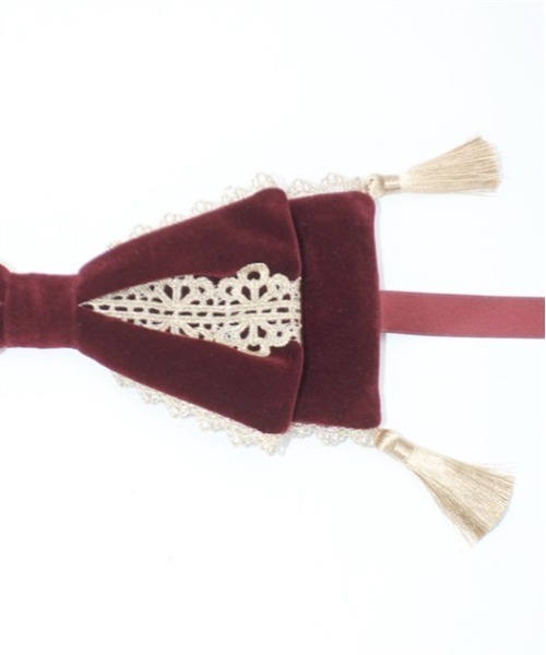 axes femme kawaii（アクシーズファムカワイイ）の「タッセル付リボンヘッドドレス（カチューシャ・レディース・ワイン/ブラック/ブルー・FREE）」の7枚目の写真