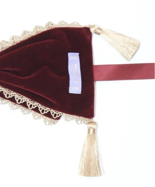 axes femme kawaii（アクシーズファムカワイイ）の「タッセル付リボンヘッドドレス（カチューシャ・レディース・ワイン/ブラック/ブルー・FREE）」の11枚目の写真