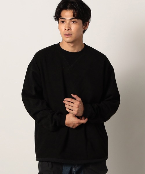 Grand PARK（グランドパーク）の「マイクロファイバーダブルフェイススウェット（スウェット・メンズ・ブラック/ベージュ/ブルー・MEDIUM/LARGE）」の2枚目の写真