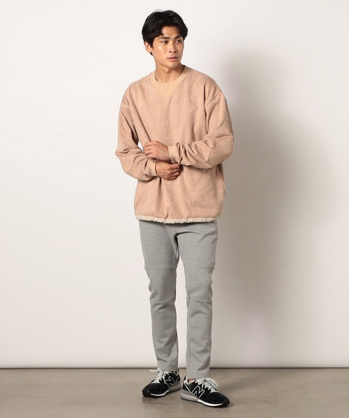 Grand PARK（グランドパーク）の「マイクロファイバーダブルフェイススウェット（スウェット・メンズ・ブラック/ベージュ/ブルー・MEDIUM/LARGE）」の15枚目の写真