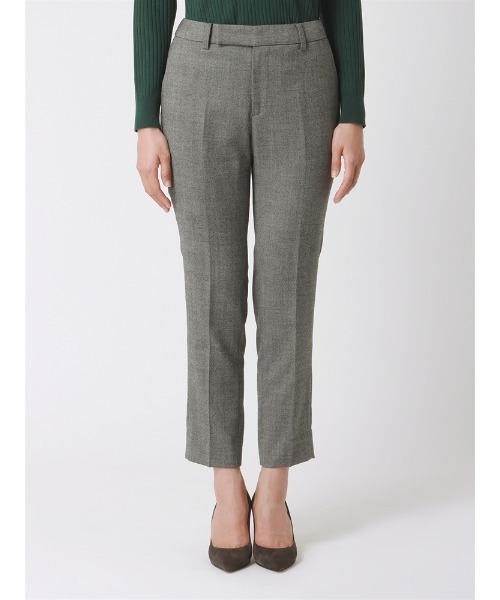 【セール】テーパードパンツ ウォッシャブル ストレッチ ライトミルドバスケット 織柄（スーツパンツ）｜SUIT SQUARE（スーツスクエア）