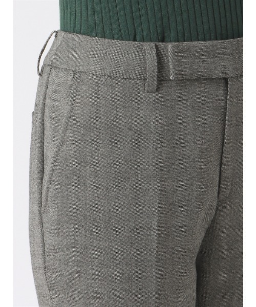 【セール】テーパードパンツ ウォッシャブル ストレッチ ライトミルドバスケット 織柄（スーツパンツ）｜SUIT SQUARE（スーツスクエア）