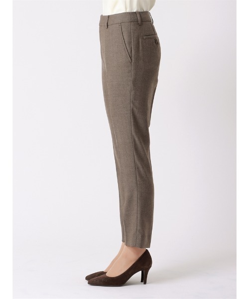 【セール】テーパードパンツ ウォッシャブル ストレッチ ライトミルドバスケット 織柄（スーツパンツ）｜SUIT SQUARE（スーツスクエア）