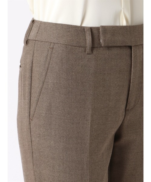【セール】テーパードパンツ ウォッシャブル ストレッチ ライトミルドバスケット 織柄（スーツパンツ）｜SUIT SQUARE（スーツスクエア）