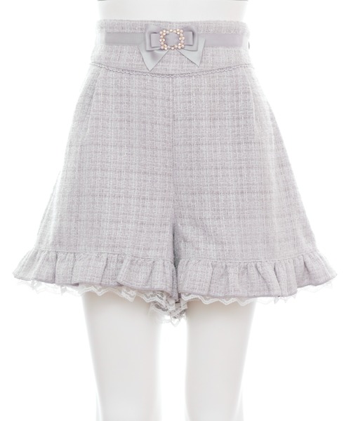 Secret Honey（シークレットハニー）の「ツィードショートパンツ（その他パンツ・レディース・ブラック/グレー・MEDIUM）」の8枚目の写真