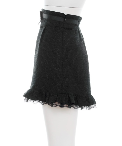 Secret Honey（シークレットハニー）の「ツィードショートパンツ（その他パンツ・レディース・ブラック/グレー・MEDIUM）」の10枚目の写真