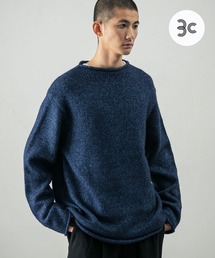 ⭐︎URBAN RESEARCH⭐︎カシミヤ100%／長袖ニット／ブルー URBAN RESEARCH｜アーバンリサーチのニット/セーター（ブルー