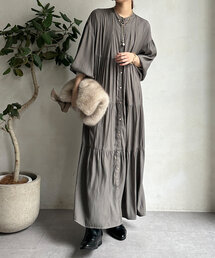 DouDou | タックティアードワンピース(ワンピース)