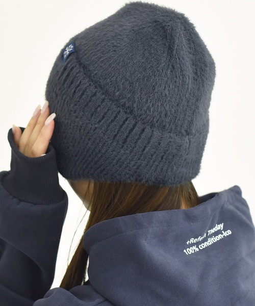 DLIP RECORDS ネイビー ニット帽 キャップセット DLIP RECORDS