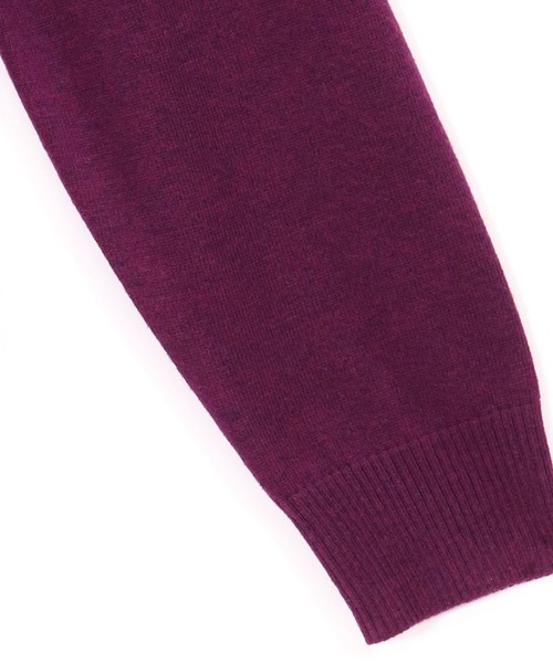 セール】裾丸Vネックニットカーディガン（カーディガン/ボレロ