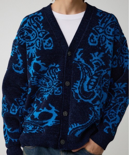 【セール】モールジャガードカーディガン（カーディガン/ボレロ）｜AZUL BY MOUSSY（アズールバイマウジー）