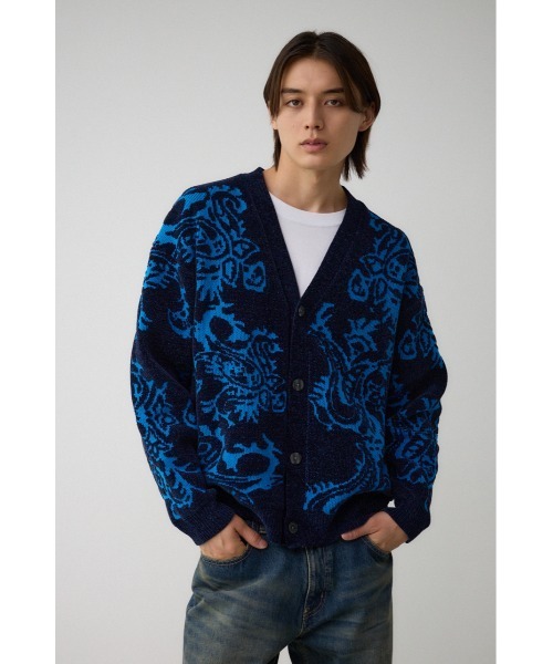 【セール】モールジャガードカーディガン（カーディガン/ボレロ）｜AZUL BY MOUSSY（アズールバイマウジー）