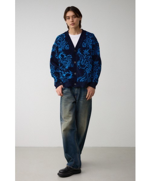 【セール】モールジャガードカーディガン（カーディガン/ボレロ）｜AZUL BY MOUSSY（アズールバイマウジー）