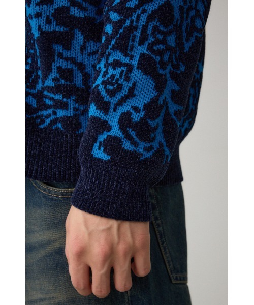 【セール】モールジャガードカーディガン（カーディガン/ボレロ）｜AZUL BY MOUSSY（アズールバイマウジー）