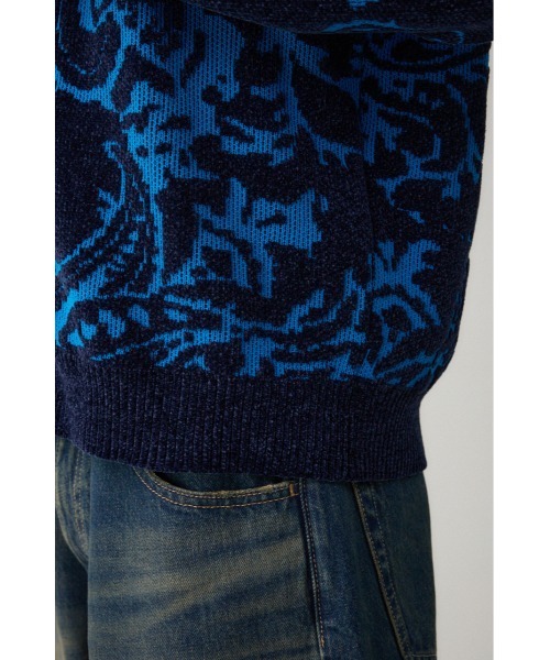 【セール】モールジャガードカーディガン（カーディガン/ボレロ）｜AZUL BY MOUSSY（アズールバイマウジー）