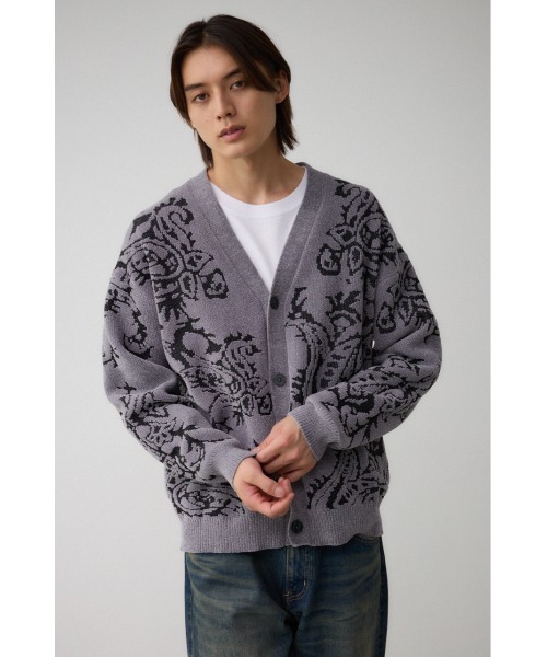 【セール】モールジャガードカーディガン（カーディガン/ボレロ）｜AZUL BY MOUSSY（アズールバイマウジー）