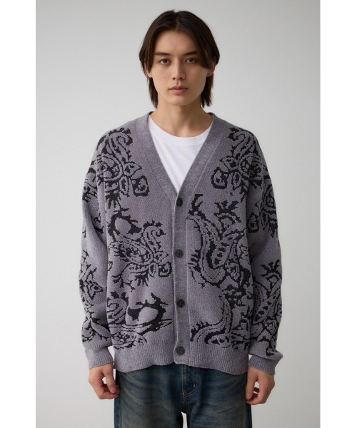 【セール】モールジャガードカーディガン（カーディガン/ボレロ）｜AZUL BY MOUSSY（アズールバイマウジー）