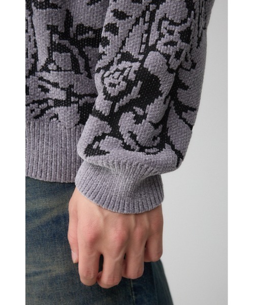 【セール】モールジャガードカーディガン（カーディガン/ボレロ）｜AZUL BY MOUSSY（アズールバイマウジー）