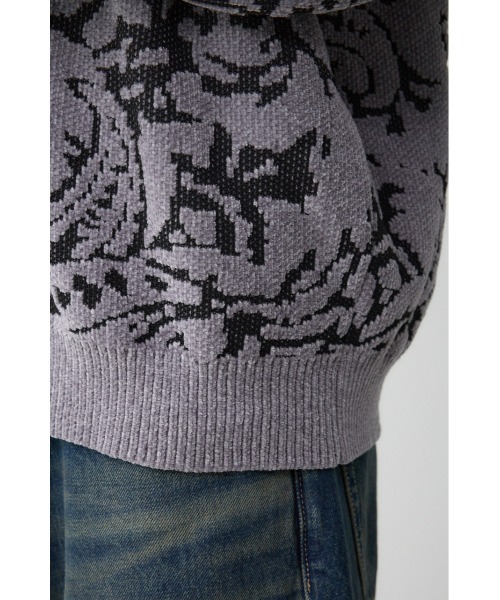 【セール】モールジャガードカーディガン（カーディガン/ボレロ）｜AZUL BY MOUSSY（アズールバイマウジー）