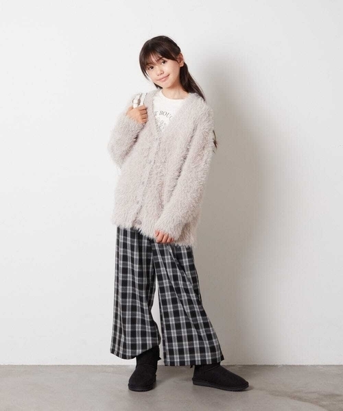 a.v.v（アーヴェヴェ）の「[160]サスペンダー付きワイドパンツ（その他パンツ・キッズ・ブラック/ホワイト/グレー/ダークインディゴブルー/ベージュ・160）」の22枚目の写真