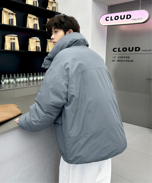 ブルコ 中綿 ダウンジャケット　デラックスウエア ウエストライド フラットヘッド RDS認証ダウン 耐水透湿メンブレン バルーンシルエット ボリューム