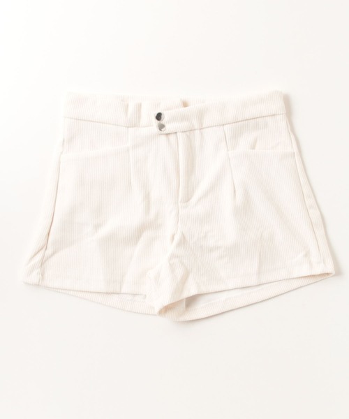 Asterellivi(アステレリビ)の「金ボタン コーデュロイ ショートパンツ(その他パンツ・レディース・ライトベージュ/ブラック・XL/L/M/S)」の8枚目の写真