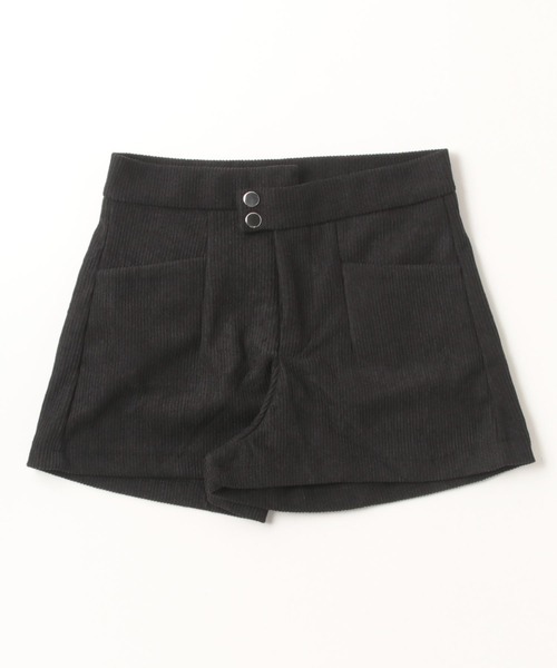 Asterellivi(アステレリビ)の「金ボタン コーデュロイ ショートパンツ(その他パンツ・レディース・ライトベージュ/ブラック・XL/L/M/S)」の9枚目の写真