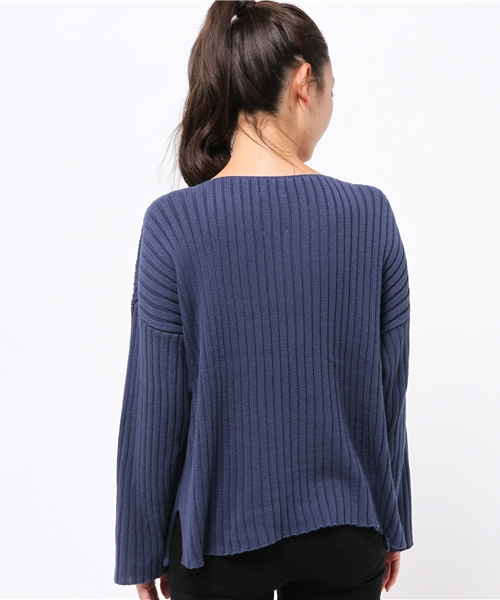 Kastane（カスタネ）の「ワイドリブプルオーバー（ニット/セーター・レディース・アイボリー/カーキ/グレー・FREE）」の7枚目の写真