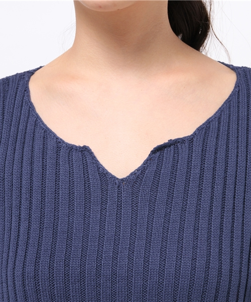 Kastane（カスタネ）の「ワイドリブプルオーバー（ニット/セーター・レディース・アイボリー/カーキ/グレー・FREE）」の8枚目の写真