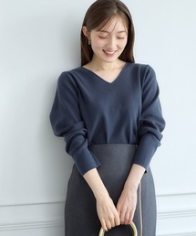 トゥエルブアジェンダ 12Twelve Agenda 前後2wayシンプルニット （チャコールグレー） トゥエルブアジェンダ 12Twelve Agenda 前後2wayシンプルニット