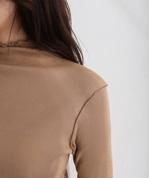 ElegChic（エレグシック）の「ハイネックメロウニット（ニット/セーター・レディース・ベージュ/オフホワイト/ブラック・S/M/XL/XXL/4L）」の17枚目の写真