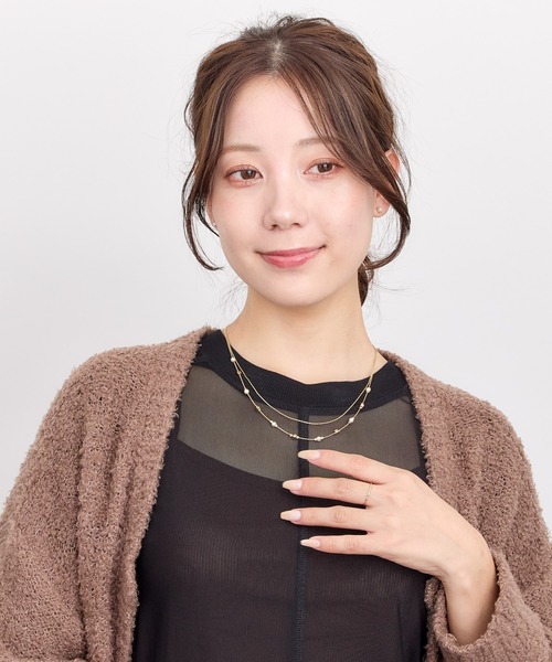 Heartdance(ハートダンス)の「ステーションパールネックレス(ネックレス・レディース・シルバー/ゴールド・FREE)」の5枚目の写真