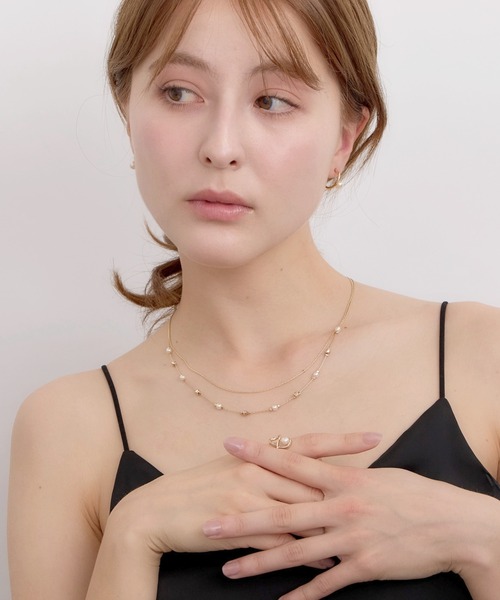 Heartdance(ハートダンス)の「ステーションパールネックレス(ネックレス・レディース・シルバー/ゴールド・FREE)」の22枚目の写真