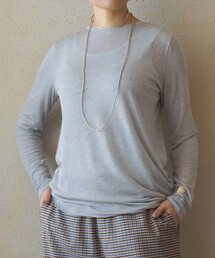 シアージャージ クルーネックプルオーバー