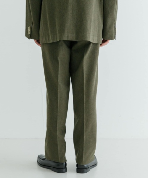 FREEMANS SPORTING CLUB（フリーマンズ スポーティング クラブ）の「FREEMANS SPORTING CLUB　BLEECKER TROUSERS（その他パンツ・メンズ・オリーブ/グレー・SMALL/MEDIUM/LARGE）」の10枚目の写真