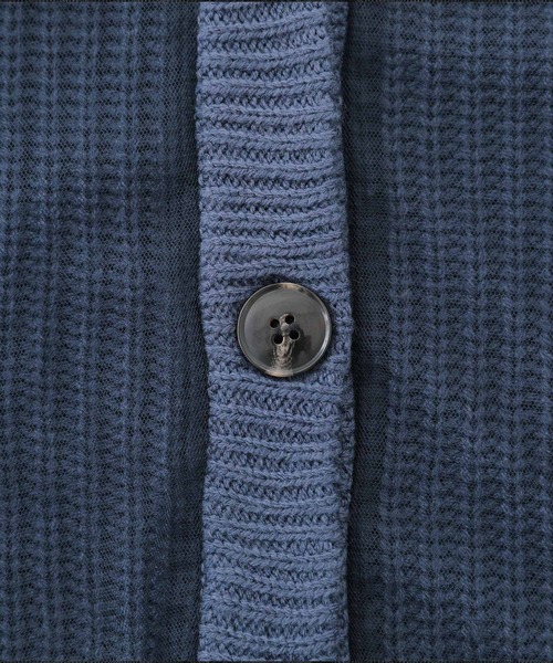 n'OrLABEL（ノアールレーベル）の「『ボリュームチュールニットカーディガン』（カーディガン/ボレロ・レディース・ネイビー/グレー/ブラック・FREE）」の18枚目の写真