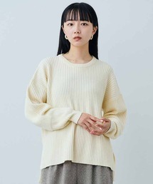 MEDE19F | MEDE19F シャギーエルボーパッチ柔らかニット(ニット/セーター)