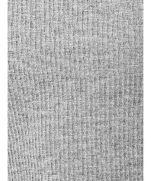 EVRIS(エヴリス)の「スクエアネックチョーカーリブトップス(Tシャツ/カットソー・レディース・グレー/ブラック/ホワイト・FREE)」の11枚目の写真