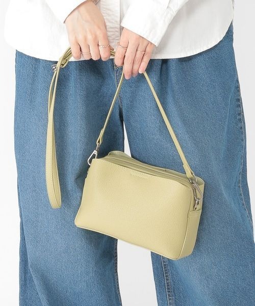 studio CLIP（スタディオクリップ）の「軽ラク3ROOMショルダーバッグ（ショルダーバッグ・レディース・ブラック/アイボリー/その他2/グリーン・FREE）」の3枚目の写真