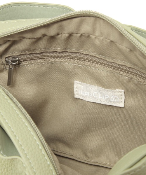 studio CLIP（スタディオクリップ）の「軽ラク3ROOMショルダーバッグ（ショルダーバッグ・レディース・ブラック/アイボリー/その他2/グリーン・FREE）」の17枚目の写真