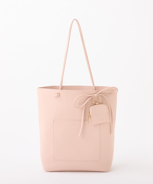 one after another NICE CLAUP(ワンアフターアナザーナイスクラップ)の「WEB限定/ポーチ付き大人トートバッグ(トートバッグ・レディース・ブラック/モカ/アイボリー/ピンク・FREE)」の22枚目の写真